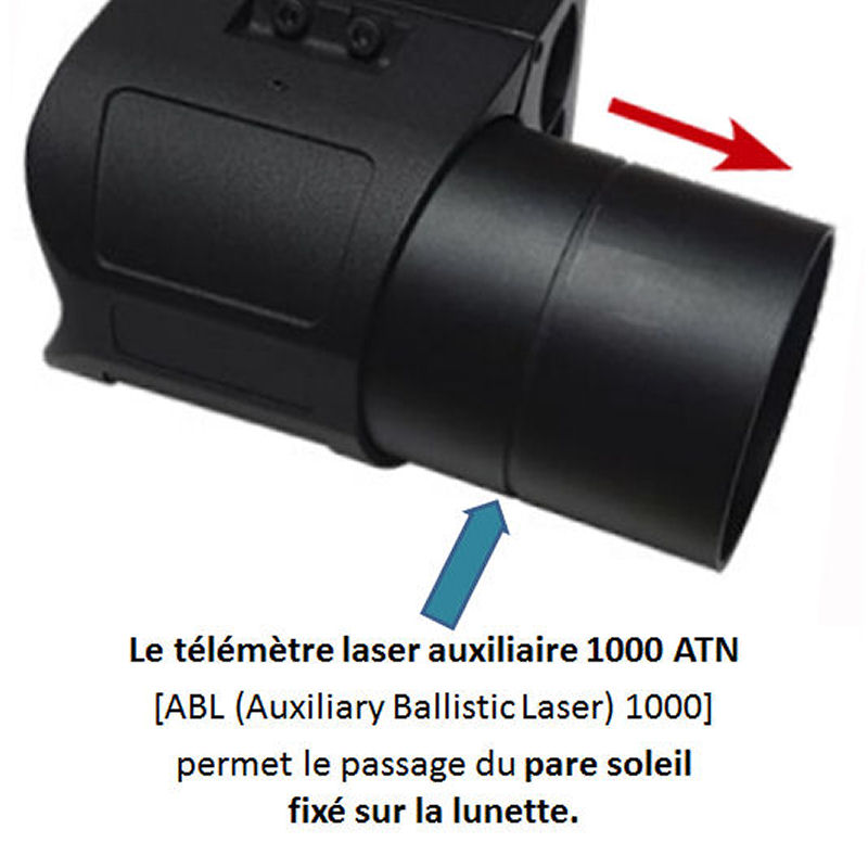 Télémètre laser auxiliaire connecté ABL 1000 ATN