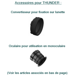 HIKMICRO THUNDER (CLIP-ON) TQ35C 3.0 - Module de vision thermique + bague d'adaptation offerte !