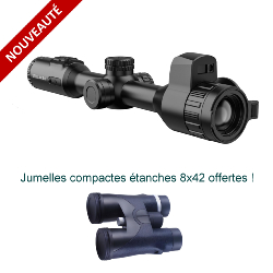 HIKMICRO STELLAR SH35L 3.0 - Lunette de vision thermique avec télémètre laser intégré + Jumelles 8x42 offertes !