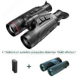 HIKMICRO HABROK PRO HQ50LN - Jumelles multi-spectre avec télémètre + 1 batterie et Jumelles 10x42 offertes !