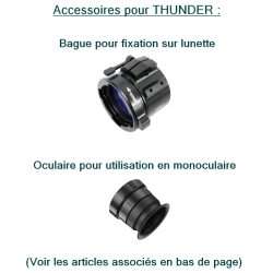 HIKMICRO THUNDER (CLIP-ON) TH35C 3.0 - Module de vision thermique + convertisseur offert !