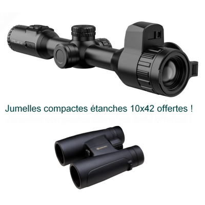 HIKMICRO STELLAR SQ35L 3.0 - Lunette de vision thermique avec télémètre laser intégré + Jumelles 10x42 offertes !
