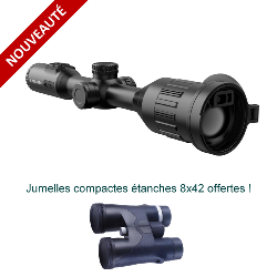 HIKMICRO STELLAR SX60L 3.0 - Lunette de vision thermique avec télémètre laser intégré + Jumelles 8x42 offertes !