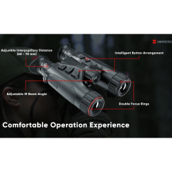 HIKMICRO HABROK HQ35LN - Jumelles multi-spectre avec télémètre laser intégré + 2 batteries offertes !