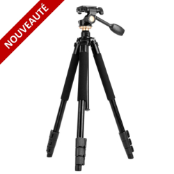 Trépied DIGITAL OPTIC TQ338 4 sections avec rotule 3D et 360°
